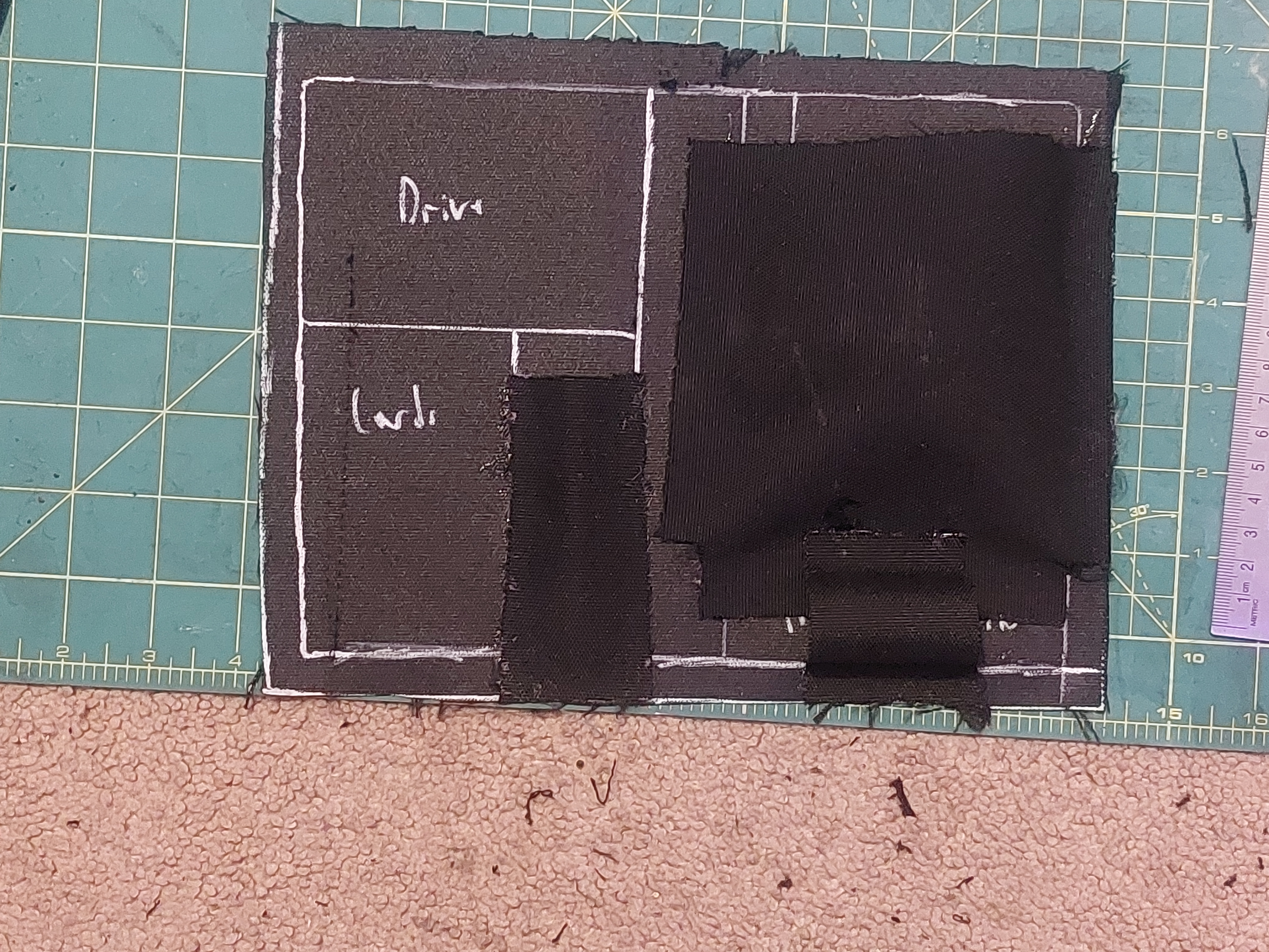 First part of mockup assembly